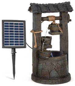 Blumfeldt Speyer kaskádový záhradný fontánový systém 4 stupne, batéria 2,8W solárna LED