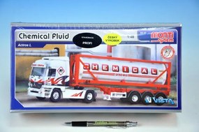 Stavebnice Monti 60 Chemical Fluid Actros L-MB 1:48 v krabici 31,5x16,5x7,5cm