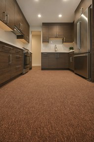 Condor Carpets, Metrážny koberec Classica 392, záťažový, na mieru, šíře 4m, hnedá, ab (mriežka), chodba / predsieň