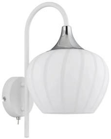 Globo 15548WW - Nástenná lampa MAXY 1xE27/40W/230V biela