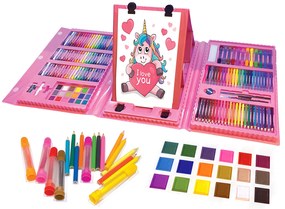 Bestent Ružová sada na maľovanie pre deti 176ks KID ART