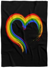 Deka LGBT Heart (Podšitie baránkom: NE)