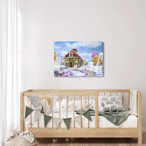 Obraz - Perníková chalúpka (70x50 cm)