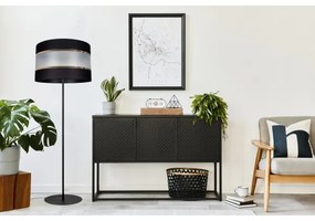 Stojacia lampa CORAL 1xE27/60W/230V čierna