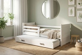 Posteľ s prístelkou RICO 2 200x90 Biela