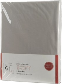 PRESTIERADLO Z MIKROVLÁKNA SOFT 200X220 CM STRIEBORNÉ