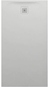 LAUFEN Pro obdĺžniková sprchová vanička z materiálu Marbond, odtok na kratšej strane, 1500 x 800 x 42 mm, svetlá šedá, H2139510770001