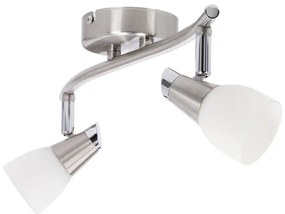 Nástenná svietiaca páska 2X40W G9 matná/chróm biela SELIA