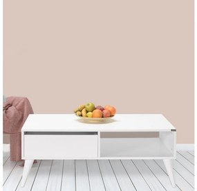 Adore Furniture Konferenčný stolík 42x110 cm biela AD0147