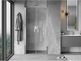 Mexen MIST, 2-krídlové sprchové dvere (d+d) 100x200 cm, 6mm číre sklo, chrómový profil, 8A7-100-000-01-00