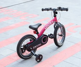 Detský bicykel Miniby 14" ružový