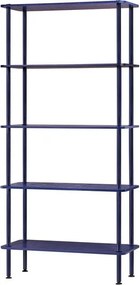 Modrý regál v dekore duba 80x163x35 cm Teidi – noo.ma