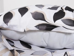 XPOSE® Bavlnené obliečky IVANKA na dve postele - sivé