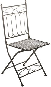 Kovová skladacia stolička Asina (SET 2 ks) - Bronzová