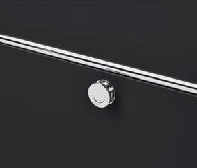 Odkladacia skrinka »CN3« so štyrmi výklopnými doskami, čierna