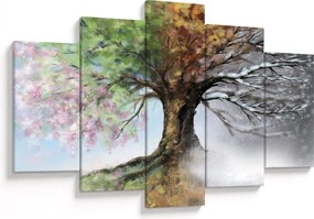 Obraz - Strom štyroch ročných období (150x105 cm)