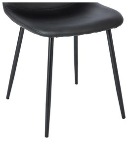 Súprava 2 čiernych jedálenských stoličiek Bonami Essentials Lissy