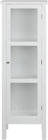 Biela vitrína Actona Eton, výška 136 cm