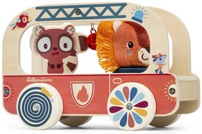 Lilliputiens – drevené hasičské auto – lev Jack