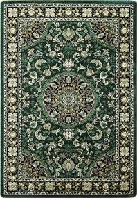 BE Koberec Anatolia 5857 GREEN – zelený obdĺžnikový Rozmer: 100x200 cm