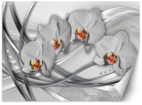 Gario Fototapeta Abstraktné orchidey Materiál: Vliesová, Rozmery: 200 x 140 cm