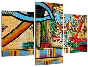 Obraz s egyptskými motívmi (90x60 cm)