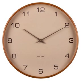 Karlsson 5993SB dizajnové nástenné hodiny béžová, pr. 40 cm