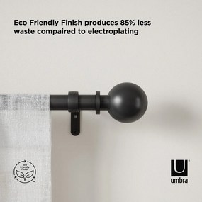 Oceľová roztiahnuteľná garniža 183 - 366 cm Bolas - Umbra