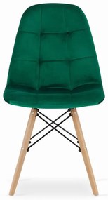 Set štyroch jedálenských stoličiek DUMO - zelené (4 ks)