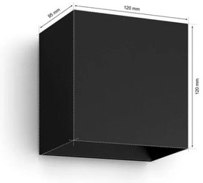 Philips - LED RGBW Stmievateľné vonkajšie svietidlo Hue RESONATE LED/8W/230V IP44