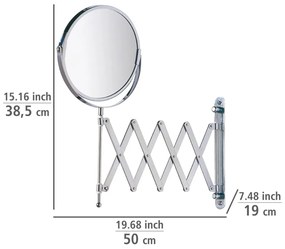 Kozmetické zväčšovacie zrkadlo (3x) ø 17 cm Exclusive – Wenko