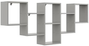 Polička Alize platinová sivá