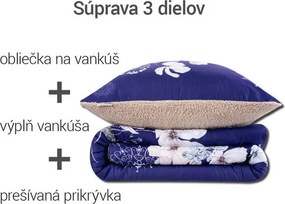 Prešívaná baránková súprava Dual Feel FLORENCE 3 ks