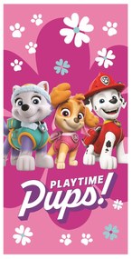 DETSKÝ BAVLNENÝ UTERÁK PAW PATROL 70X140 CM VZOROVANÁ