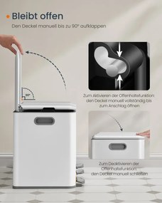 Recyklačný odpadkový kôš LTB740W02