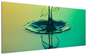Obraz kvapky vody (120x50 cm)