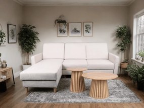 Súprava konferenčných stolíkov Arezzo, divoký dub (CT3874)