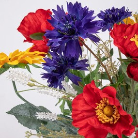 Kytica SLNEČNICA, VLČÍ MAK, NEVÄDZA, ANEMONKA 65 cm