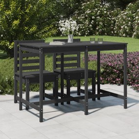 Záhradný stolík sivý 159,5x82,5x110 cm borovicový masív 824097