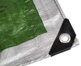 Foxigy Krycia plachta strieborno - zelená 4x5m 130g/m² FXG