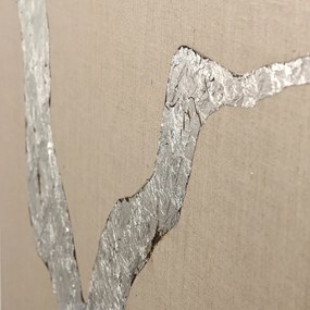 Ručne maľovaný obraz 90x120 cm Wild Horizon Silver – Malerifabrikken