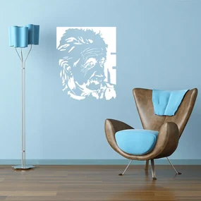 Sablio Samolepka na stenu: Albert Einstein - 98x120 cm