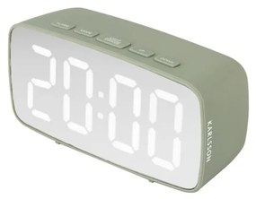 Svetlozelený digitálny budík - Karlsson