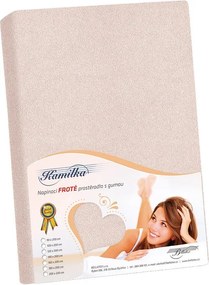 Bellatex Froté prestieradlo Kamilka púdrová ružová, 140 x 200 cm
