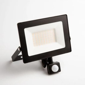 ECO LIGHT LED reflektor 50W s pohybovým senzorom - studená biela