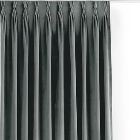 Sivý zamatový dimout záves 200x250 cm Velto – Filumi