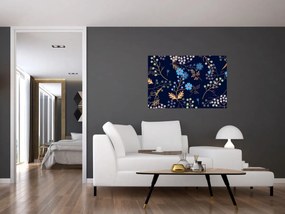 Obraz - Jesenné kvety (90x60 cm)