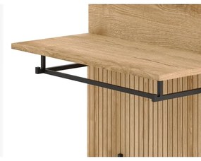 Predsieňová stena KLEO hnedá/biela