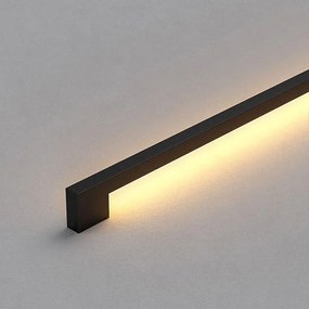Toolight Toolight, LED nástenné svietidlo 80cm, 12W, 3000K, LHJ063-W, čierna matná, OSW-60032