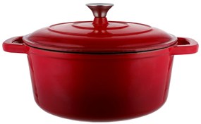 Silvercrest®  Liatinový hrniec, 5,6 l (červená)  (100393102)